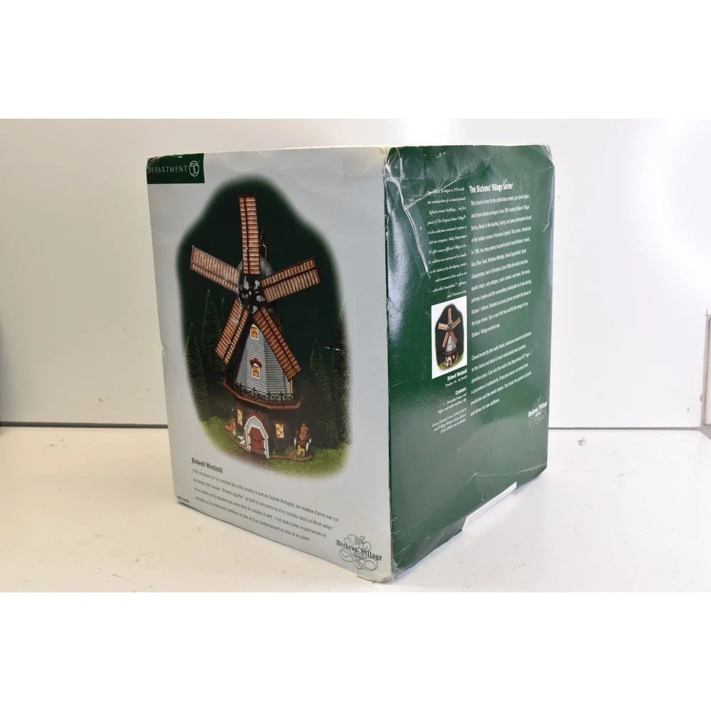 Department 56 Dickens Christmas Village Bidwell Windmill #56 58489 ~ Needs Cord‎